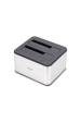 Obrázok pre Digitus DA-71540-2 dokovací stanice pro úložná zařízení USB 3.2 Gen 1 (3.1 Gen 1) Type-B Černá, Bílá