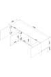Obrázok pre RTV skříň ISLA 150,5x40x60 černá matná