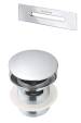 Obrázok pre Bathtub accessories set - plug and overflow