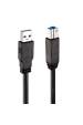 Obrázok pre Lindy 43098 USB kabel USB 3.2 Gen 1 (3.1 Gen 1) 10 m USB A USB B Černá
