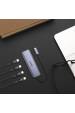 Obrázok pre UNITEK uHUB Q4 USB 3.2 Gen 1 (3.1 Gen 1) Type-C 5000 Mbit/s Šedá