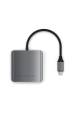 Obrázok pre Satechi ST-H4CPDM rozbočovač rozhraní USB typu C 10000 Mbit/s Šedá