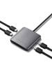 Obrázok pre Satechi ST-H4CPDM rozbočovač rozhraní USB typu C 10000 Mbit/s Šedá