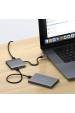 Obrázok pre Satechi ST-H4CPDM rozbočovač rozhraní USB typu C 10000 Mbit/s Šedá