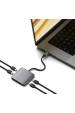 Obrázok pre Satechi ST-H4CPDM rozbočovač rozhraní USB typu C 10000 Mbit/s Šedá