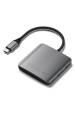 Obrázok pre Satechi ST-H4CPDM rozbočovač rozhraní USB typu C 10000 Mbit/s Šedá