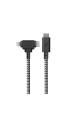 Obrázok pre Native Union Belt Duo Pro kabel k mobilnímu telefonu Černá, Bílá 1,5 m USB C USB C/Lightning