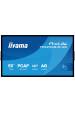Obrázok pre iiyama T5529AS-B1AG sdělovací displej Stánkový design 138,7 cm (54.6") LED Wi-Fi 450 cd/m² 4K Ultra HD Černá Dotyková obrazovka Zabudovaný procesor Android 24/7