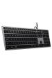 Obrázok pre Satechi Slim W3 klávesnice Univerzální USB QWERTY Anglický Hliník, Černá