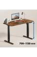 Obrázok pre Elektricky výškově nastavitelný stůl Ergo Office, max. výška 1160 mm, max. hmotnost 80 kg, bez desky, černý, ER-400 B