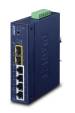 Obrázok pre PLANET Industrial L2/L4 4-Port Řízený L2/L4 Gigabit Ethernet (10/100/1000) Modrá