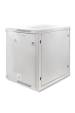 Obrázok pre Qoltec 54485 Racková skříň 19" | 12U | 600 x 635 x 450 | Tvrzené dveře | Závěsné