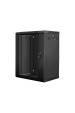 Obrázok pre Lanberg WF01-6415-10B rack 15U Nástěnný regál Černá