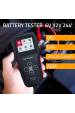 Obrázok pre Qoltec 52489 Digitální tester analyzátoru baterií 3 v 1 s LCD a vícejazyčným 6V | 12V | 24V | 30Ah-200Ah