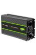 Obrázok pre Qoltec 51923 Měnič s čistě sinusovou vlnou Monolith | 3000 W | 6000 W | 24 V až 230 V | LCD
