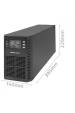 Obrázok pre Qoltec 52281 zdroj nepřerušovaného napětí S dvojitou konverzí (online) 2 kVA 2000 W 3 AC zásuvky / AC zásuvek