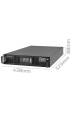 Obrázok pre Qoltec 52287 Nepřerušitelný zdroj napájení (UPS) pro RACK | 3kVA | 3000W | Účiník 1,0 | LCD | EPO | USB | Online