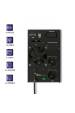 Obrázok pre Qoltec 53042 zdroj nepřerušovaného napětí S dvojitou konverzí (online) 1 kVA 800 W 2 AC zásuvky / AC zásuvek