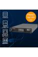 Obrázok pre Qoltec 52286 Nepřerušitelný zdroj napájení (UPS) pro RACK | 2kVA | 2000W | Účiník 1,0 | LCD | EPO | USB | Online