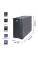 Obrázok pre Qoltec 53044 zdroj nepřerušovaného napětí S dvojitou konverzí (online) 10 kVA 8000 W