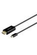 Obrázok pre SAVIO CL-191 Kabel USB-C na HDMI, 30Hz, 2m, plast