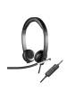 Obrázok pre Logitech H650E Sluchátka s mikrofonem Kabel Přes hlavu Kancelář / call centrum USB Typ-A Černá, Stříbrná
