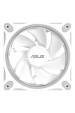 Obrázok pre ASUS Prime MR120 Fan ARGB Reverse White 3in1 Počítačová skříň Ventilátor 12 cm Bílá 3 kusů