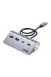 Obrázok pre UNITEK H1337AGY01 rozbočovač rozhraní USB 3.2 Gen 1 (3.1 Gen 1) Type-C 5000 Mbit/s Šedá