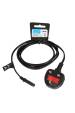 Obrázok pre iBOX Euro 2-PIN napájecí kabel Audio-RTV VDE 1,8 m UK zástrčka