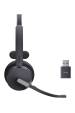 Obrázok pre Yealink WH64 Hybrid Mono UC Sluchátka s mikrofonem Bezdrátový Přes hlavu Kancelář / call centrum Micro-USB Bluetooth Černá