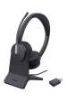 Obrázok pre Yealink WH64 Hybird Dual with Charging Stand Teams Sluchátka s mikrofonem Bezdrátový Přes hlavu Kancelář / call centrum USB typu C Bluetooth Nabíjecí podstavec Černá