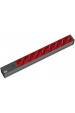 Obrázok pre Bachmann 19'' 2m 8x Schuko H05VV-F 3G 1.00mm² napájecí prodlužovačka 8 AC zásuvky / AC zásuvek Černá, Červená