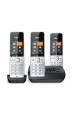Obrázok pre Gigaset COMFORT 500A Trio Analog/DECT telefon Identifikace volajícího Černá, Stříbrná
