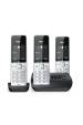 Obrázok pre Gigaset COMFORT 500A Trio Analog/DECT telefon Identifikace volajícího Černá, Stříbrná
