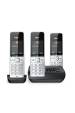 Obrázok pre Gigaset COMFORT 500A Trio Analog/DECT telefon Identifikace volajícího Černá, Stříbrná