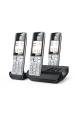 Obrázok pre Gigaset COMFORT 500A Trio Analog/DECT telefon Identifikace volajícího Černá, Stříbrná