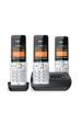 Obrázok pre Gigaset COMFORT 500A Trio Analog/DECT telefon Identifikace volajícího Černá, Stříbrná