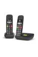 Obrázok pre Gigaset E290A Duo Analog/DECT telefon Identifikace volajícího Černá