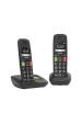 Obrázok pre Gigaset E290A Duo Analog/DECT telefon Identifikace volajícího Černá