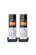 Obrázok pre Gigaset COMFORT 500HX duo Analog/DECT telefon Identifikace volajícího Černá, Stříbrná