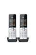 Obrázok pre Gigaset COMFORT 500HX duo Analog/DECT telefon Identifikace volajícího Černá, Stříbrná