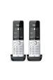 Obrázok pre Gigaset COMFORT 500HX duo Analog/DECT telefon Identifikace volajícího Černá, Stříbrná