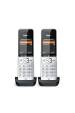 Obrázok pre Gigaset COMFORT 500HX duo Analog/DECT telefon Identifikace volajícího Černá, Stříbrná