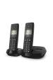 Obrázok pre Gigaset PURE 100A Duo Analog/DECT telefon Identifikace volajícího Černá