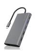 Obrázok pre ICY BOX IB-DK4050-CPD Kabel USB 3.2 Gen 1 (3.1 Gen 1) Type-C Antracit