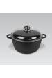 Obrázok pre Maestro MR-4620C Hrnec s poklicí 20 cm 2,1 l Černý