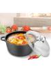 Obrázok pre Maestro MR-4620C Hrnec s poklicí 20 cm 2,1 l Černý