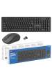 Obrázok pre Savio KB-03 klávesnice Obsahuje myš Domov/kancelář USB QWERTY Americká angličtina Černá