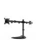 Obrázok pre Gembird MS-D2ST-02 Stojan na monitor (otočný, naklápěcí, otočný), 13”-32”, černý