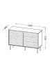 Obrázok pre Cama CORTINA 490304 komoda